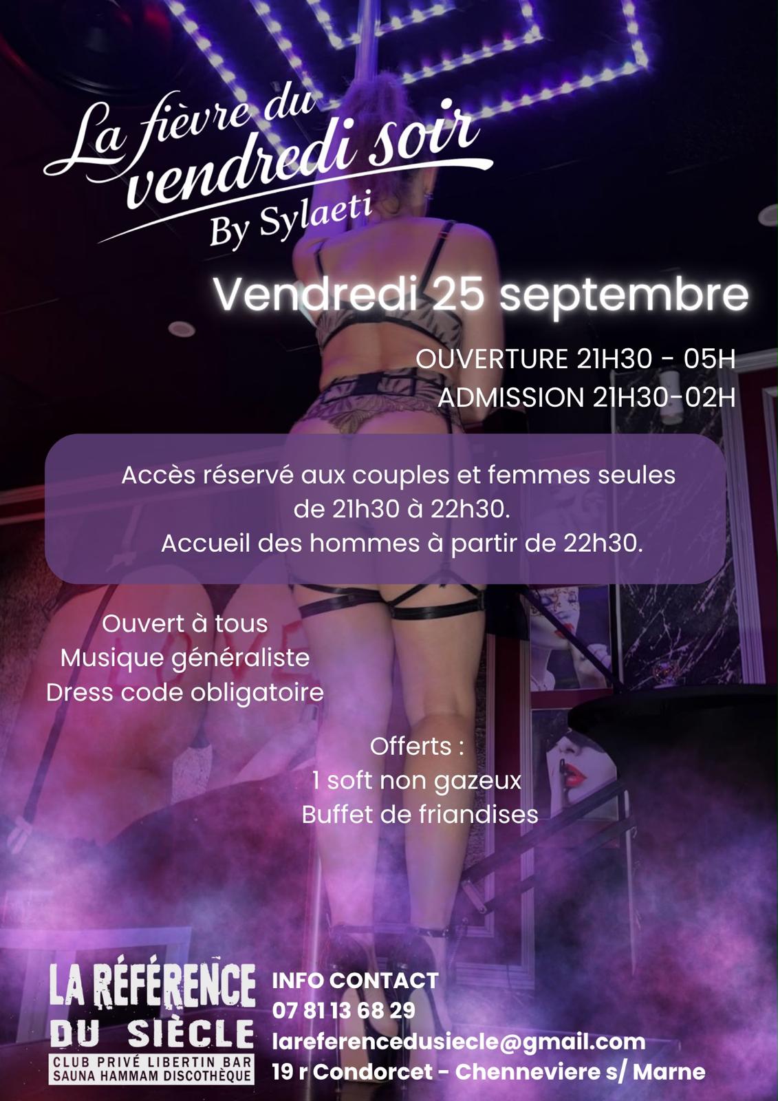 La fièvre du vendredi soir – Club libertin discothèque Chennevières-sur-Marne
