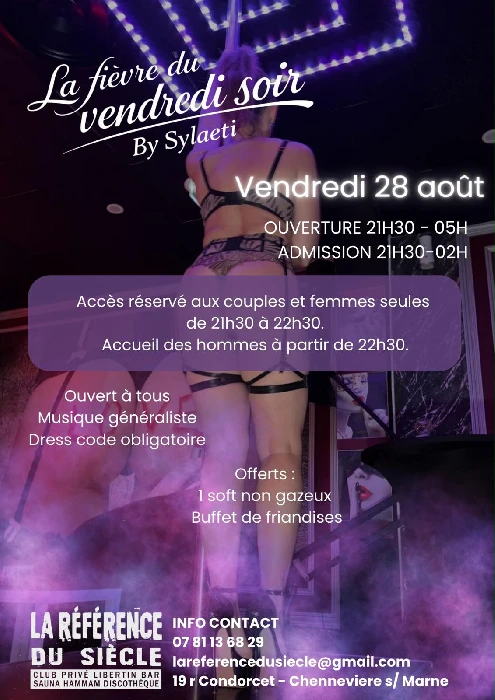 La fièvre du vendredi soir – Club libertin discothèque Chennevières-sur-Marne